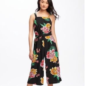 Old Navy Floral Wide Leg Jumpsuit (Re Posh)